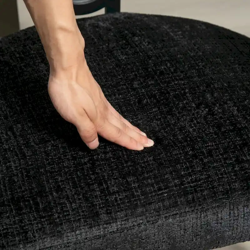 Poltrona moderna imbottita in PU per soggiorno o sala da pranzo