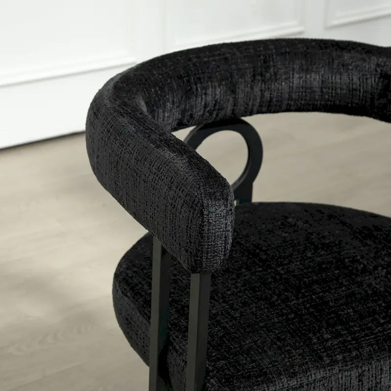 Poltrona moderna imbottita in PU per soggiorno o sala da pranzo