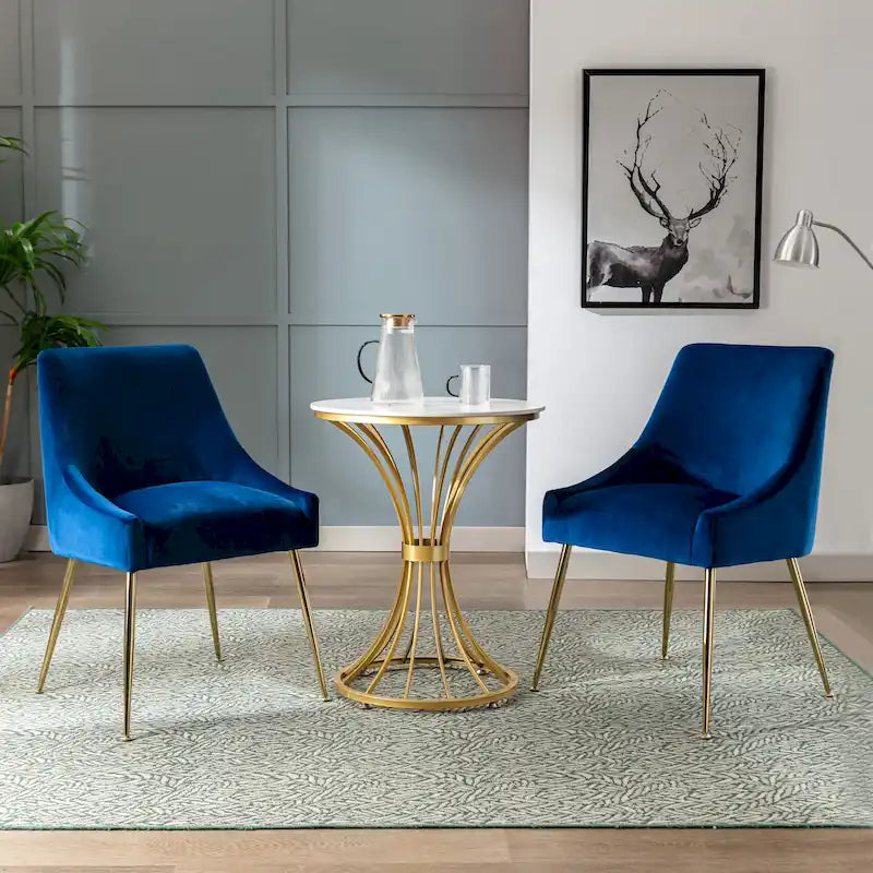 Poltrona Accent Moderna Rivestita in Velluto (2)