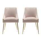 Poltrona Accent Moderna Rivestita in Velluto (2)