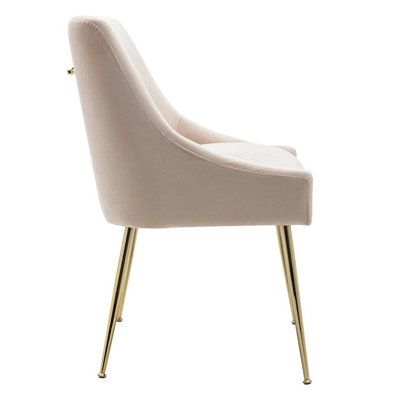 Poltrona Accent Moderna Rivestita in Velluto (2)