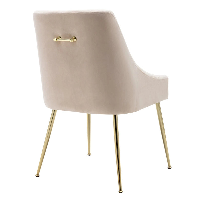 Poltrona Accent Moderna Rivestita in Velluto (2)