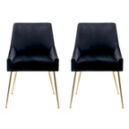 Poltrona Accent Moderna Rivestita in Velluto (2)