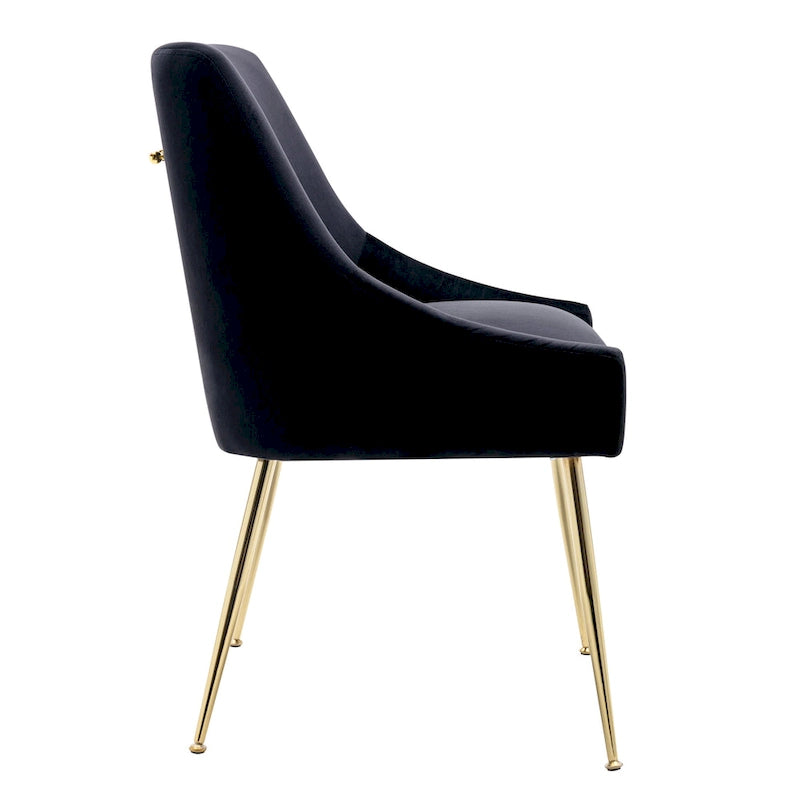 Poltrona Accent Moderna Rivestita in Velluto (2)