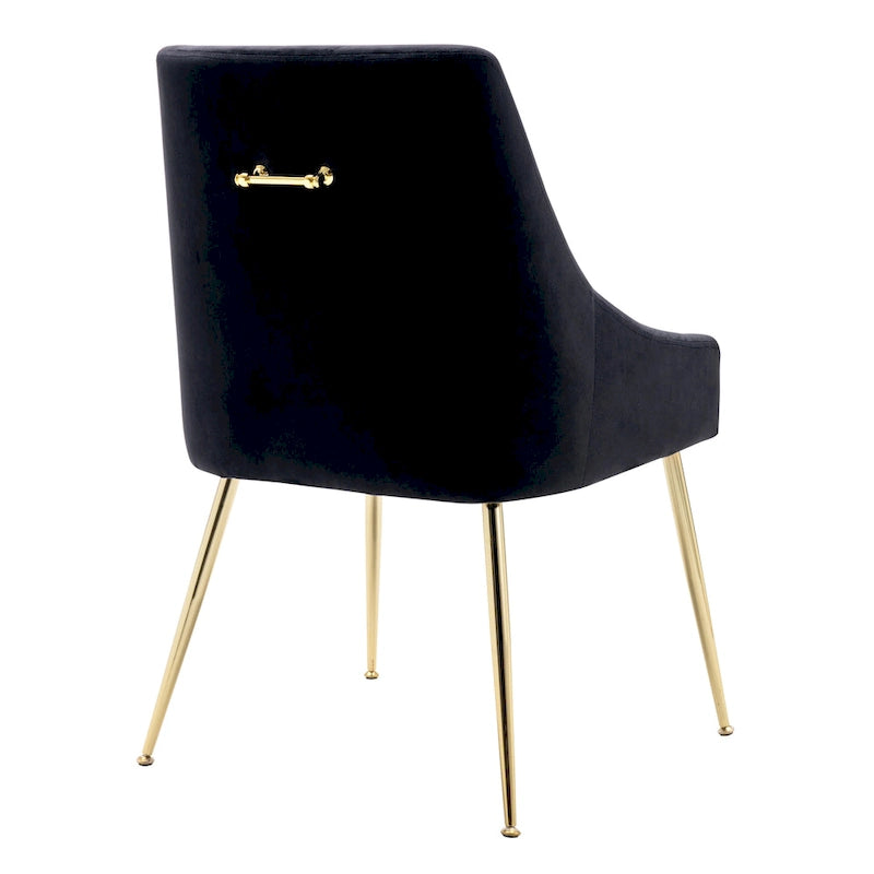 Poltrona Accent Moderna Rivestita in Velluto (2)