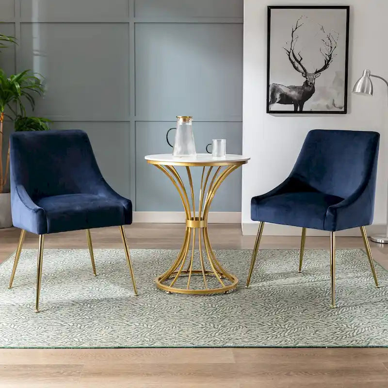 Poltrona Accent Moderna Rivestita in Velluto (2)