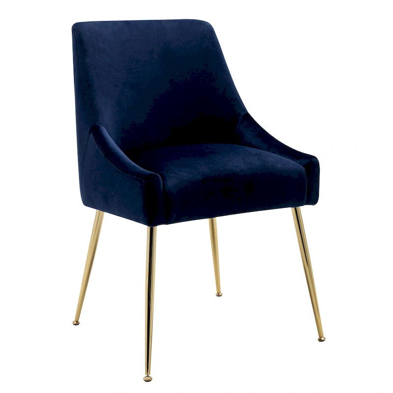 Poltrona Accent Moderna Rivestita in Velluto (2)