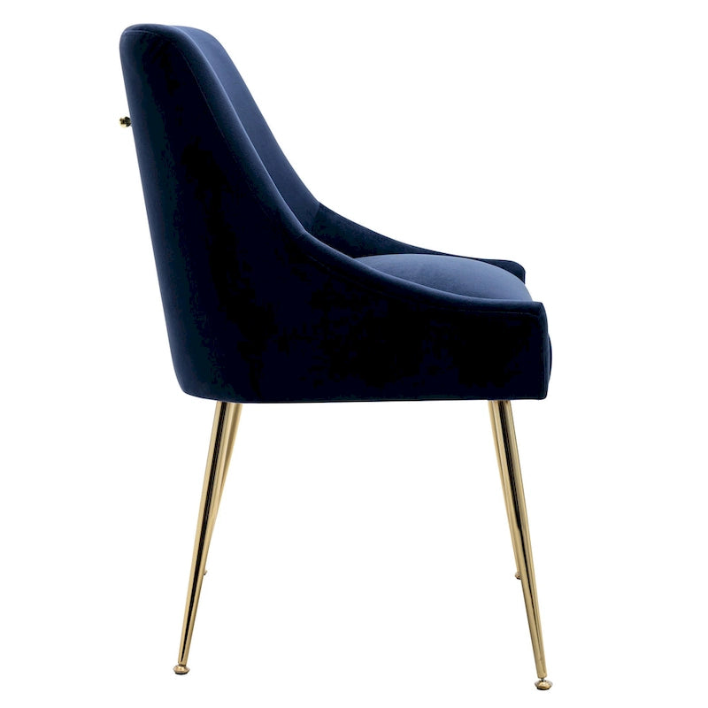Poltrona Accent Moderna Rivestita in Velluto (2)