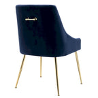 Poltrona Accent Moderna Rivestita in Velluto (2)