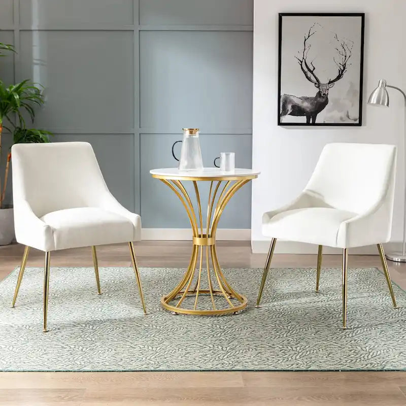 Poltrona Accent Moderna Rivestita in Velluto (2)