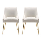 Poltrona Accent Moderna Rivestita in Velluto (2)