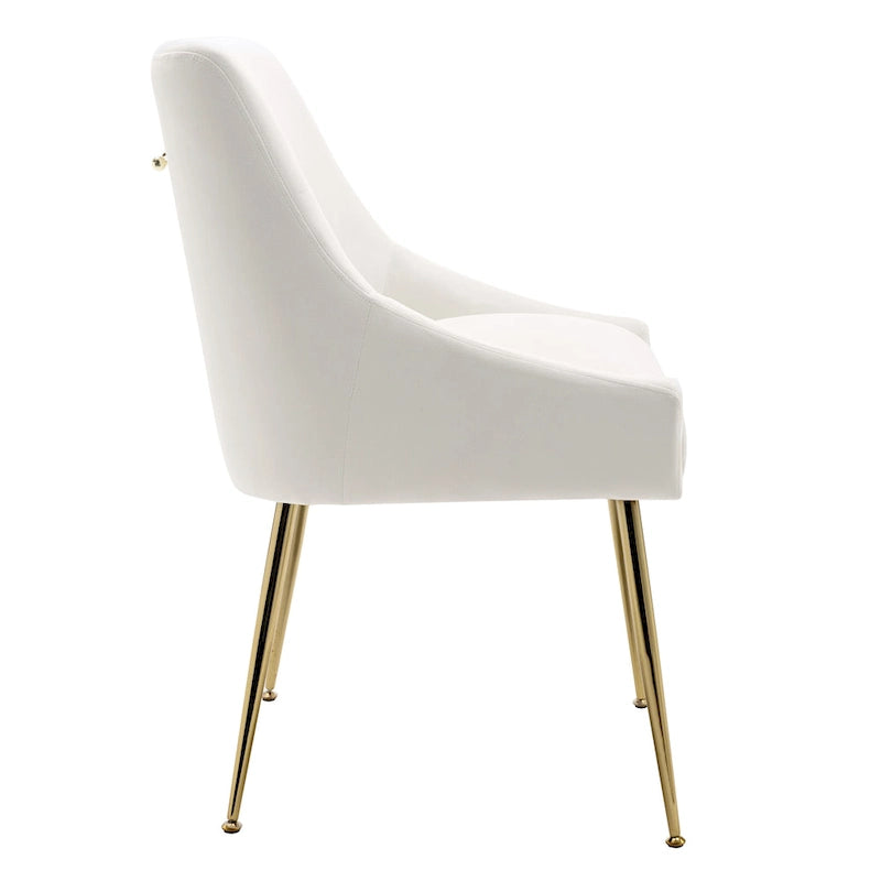 Poltrona Accent Moderna Rivestita in Velluto (2)