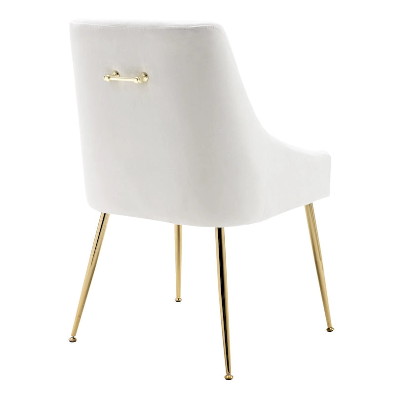 Poltrona Accent Moderna Rivestita in Velluto (2)