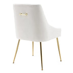 Poltrona Accent Moderna Rivestita in Velluto (2)