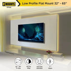 Supporto TV a parete fisso per TV da 32-65 pollici