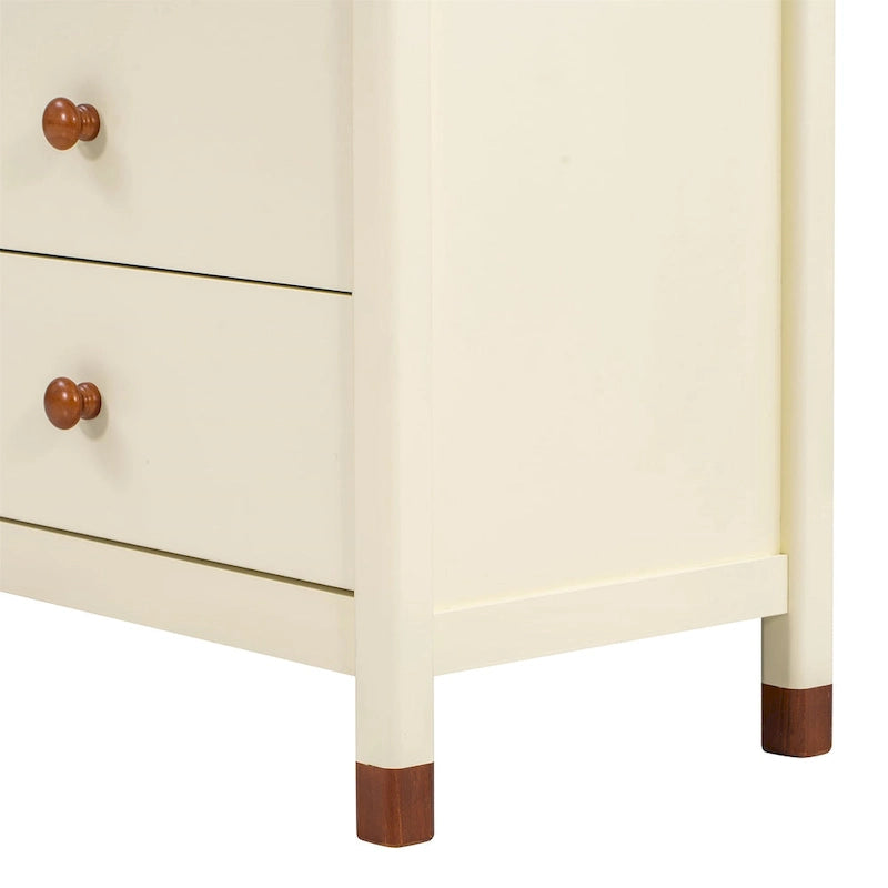 Cassettiera Comodino in Legno per Cameretta con 6 Cassetti Contenitori