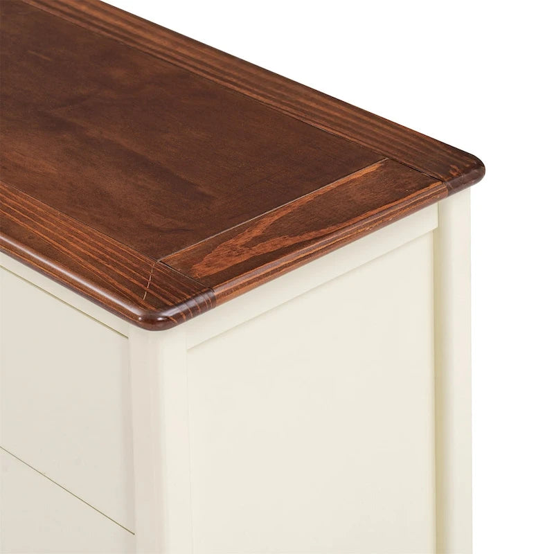 Cassettiera Comodino in Legno per Cameretta con 6 Cassetti Contenitori