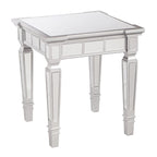 Tavolino quadrato specchiato Glam