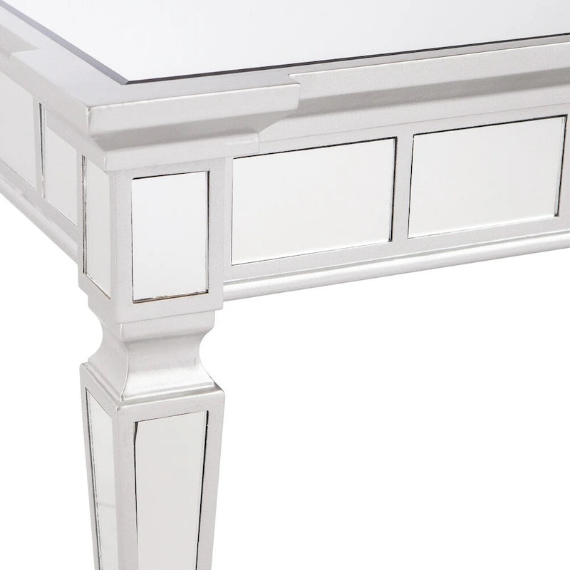 Tavolino quadrato specchiato Glam