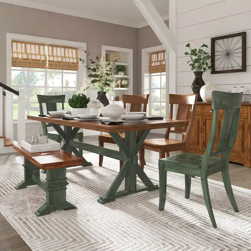 Sedia da pranzo imbottita stile Mid-Century Modern
