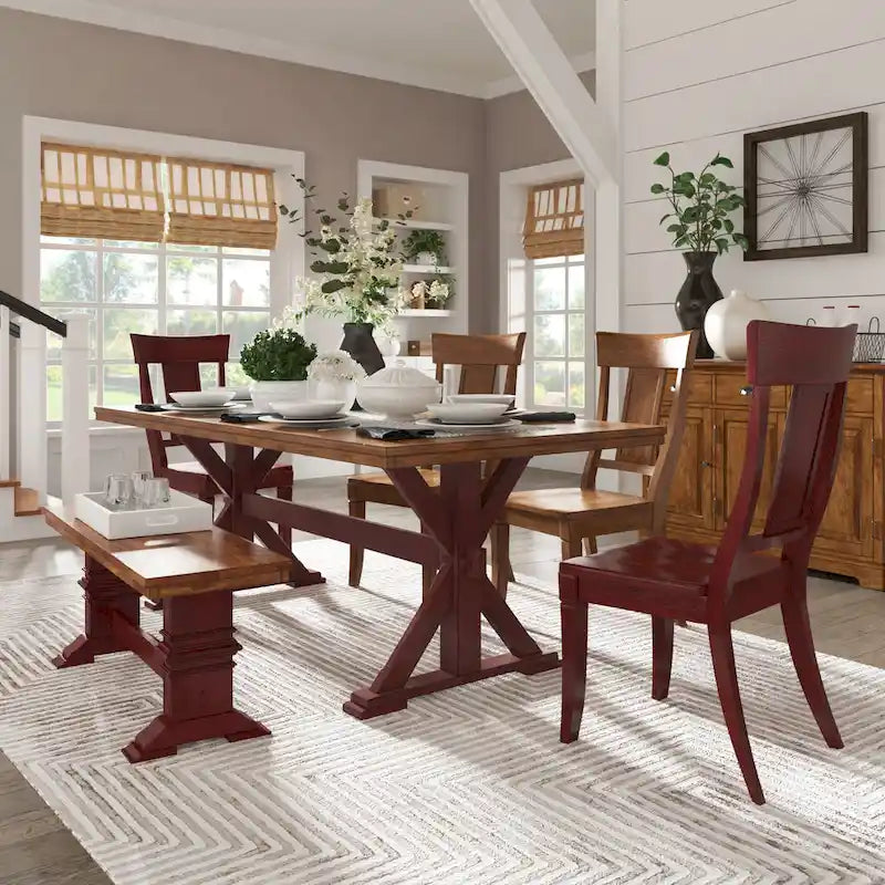 Sedia da pranzo imbottita stile Mid-Century Modern