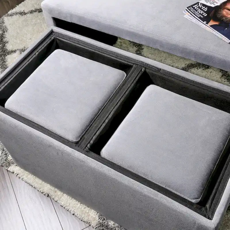 Panca e pouf a incasso in ecopelle contemporanei