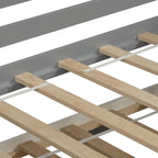 Divano Letto Singolo in Legno con 2 Cassetti / Letto Estraibile, Divano Letto per Camera da Letto Soggiorno, Nessuna Rete a Molle Necessaria