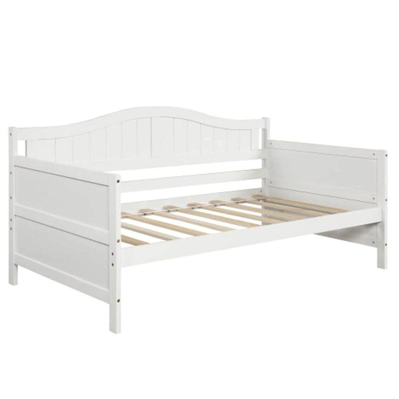 Divano Letto Singolo in Legno con 2 Cassetti / Letto Estraibile, Divano Letto per Camera da Letto Soggiorno, Nessuna Rete a Molle Necessaria