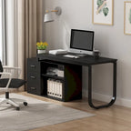 Scrivania ad angolo per computer da 55" - Postazione di lavoro con cassetti - 5 colori grandi