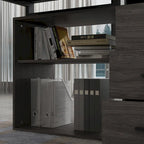 Scrivania ad angolo per computer da 55" - Postazione di lavoro con cassetti - 5 colori grandi