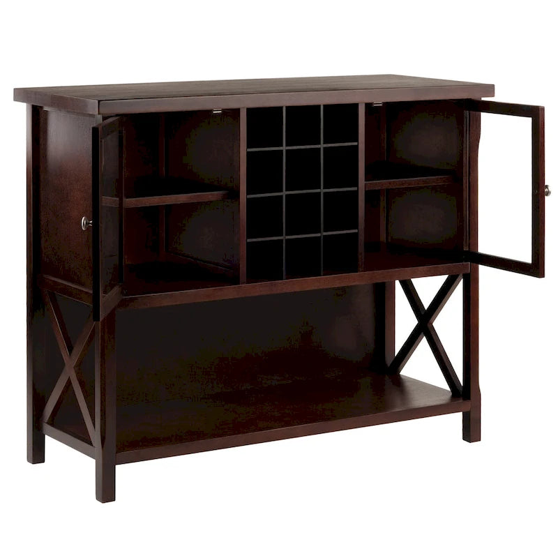 Credenza buffet, Cappuccino - 43,8 L x 18 P x 35,9 H