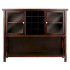 Credenza buffet, Cappuccino - 43,8 L x 18 P x 35,9 H
