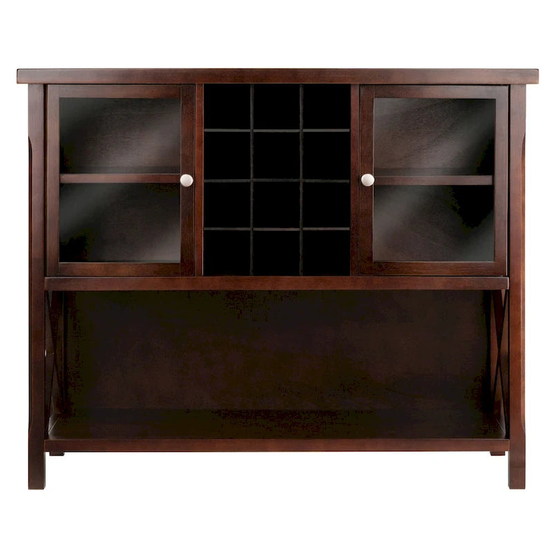 Credenza buffet, Cappuccino - 43,8 L x 18 P x 35,9 H