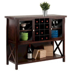 Credenza buffet, Cappuccino - 43,8 L x 18 P x 35,9 H