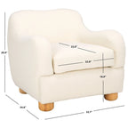 Poltrona accent Bouclé – L33xP35xA30