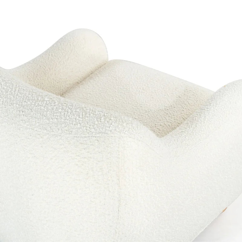 Poltrona accent Bouclé – L33xP35xA30